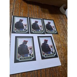 Vintage Lot 5 1990 JR Maxx Inc Billy Stavola Trading Card 153 Winston Cup Nascar